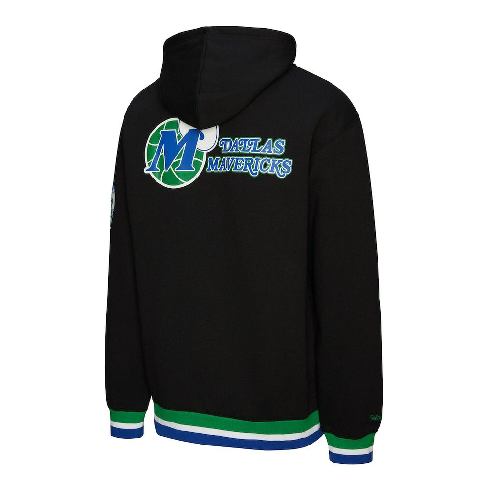 Dallas Mavericks Unisex Vintage Heavyweight Hoodie Black - Mitchell & Ness