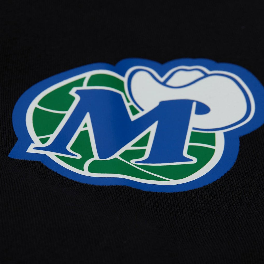Dallas Mavericks Unisex Vintage Heavyweight Hoodie Black - Mitchell & Ness