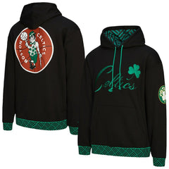 Boston Celtics Unisex Vintage Heavyweight Hoodie Black - Mitchell & Ness