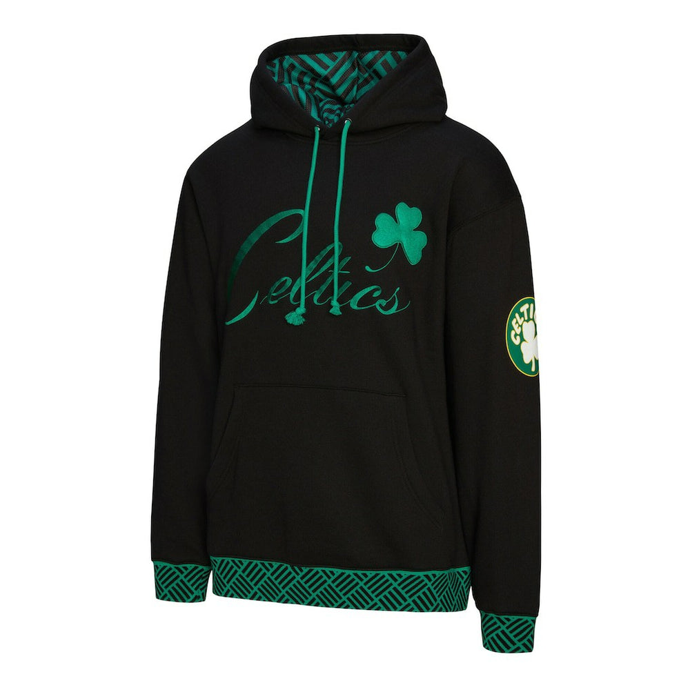 Boston Celtics Unisex Vintage Heavyweight Hoodie Black - Mitchell & Ness