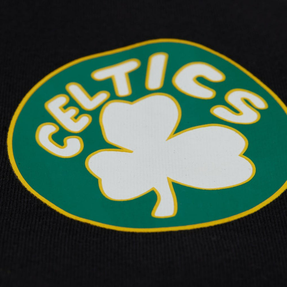 Boston Celtics Unisex Vintage Heavyweight Hoodie Black - Mitchell & Ness