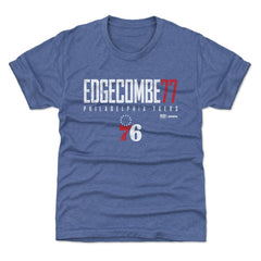 VJ Edgecombe Philadelphia 76ers 500 Level Youth Elite Name & Number T-Shirt Royal outlet