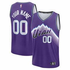 Utah Jazz Fast Break Replica Custom Jersey Purple Icon Edition - Fanatics