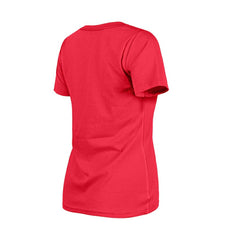 Philadelphia Phillies New Era Women's Little Miss 2 V-Neck T-Shirt - Red T-shirts