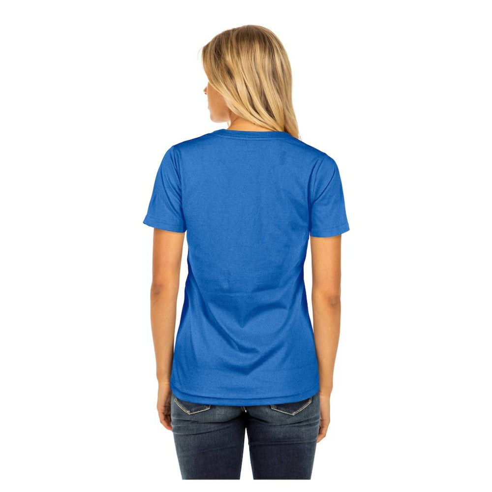 Chicago Cubs New Era Women's Little Miss 2 V-Neck T-Shirt - Royal T-shirts