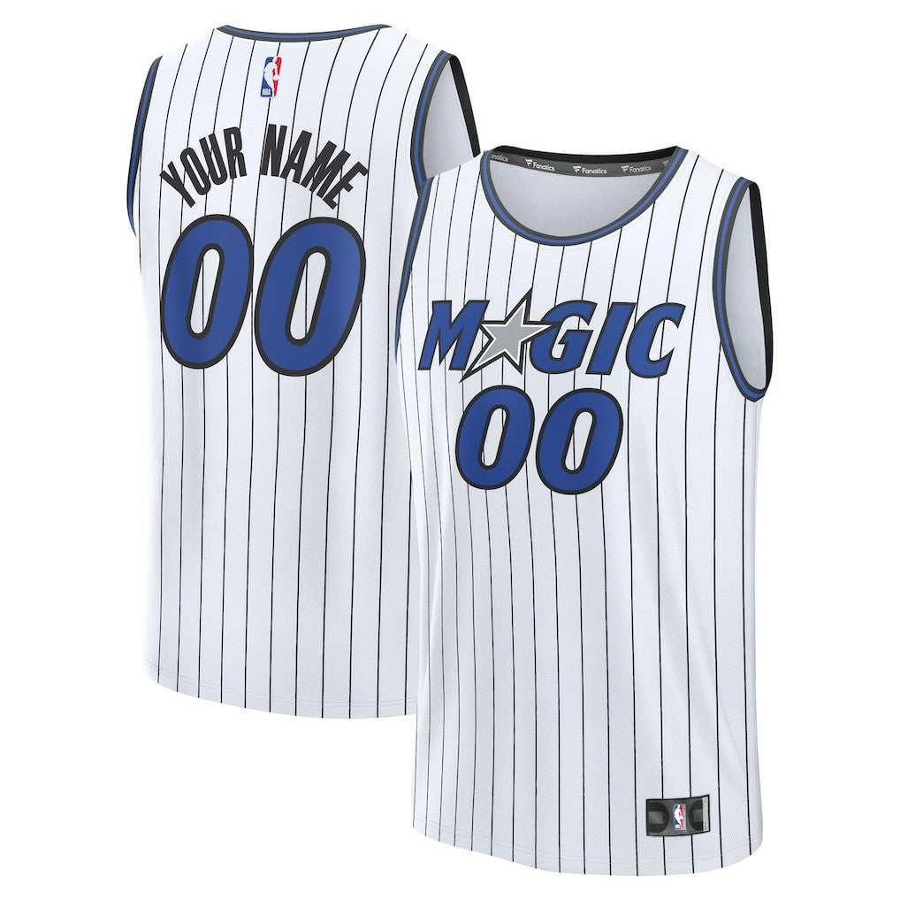 Orlando Magic Fast Break Replica Custom Jersey Association Edition White - Fanatics