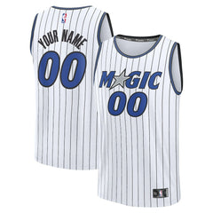 Orlando Magic Youth Fast Break Replica Custom Jersey Association Edition White - Fanatics