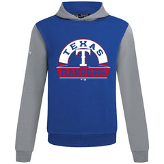 Texas Rangers Levelwear Throwback Ultimate Banner Arch Hoodie - Royal Hoodies