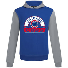 Chicago Cubs Levelwear Throwback Ultimate Banner Arch Hoodie - Royal Hoodies