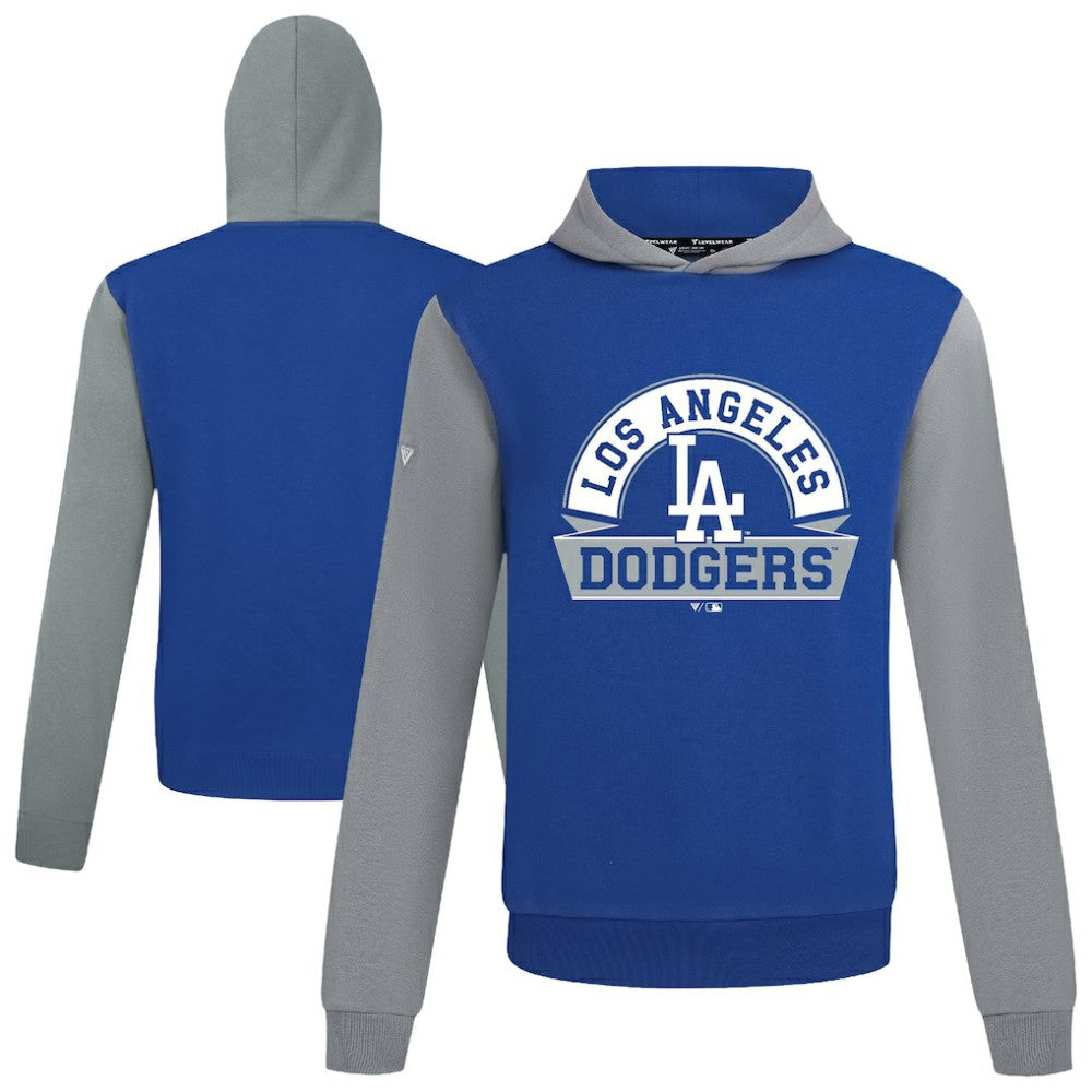 Los Angeles Dodgers Levelwear Throwback Ultimate Banner Arch Hoodie - Royal Hoodies