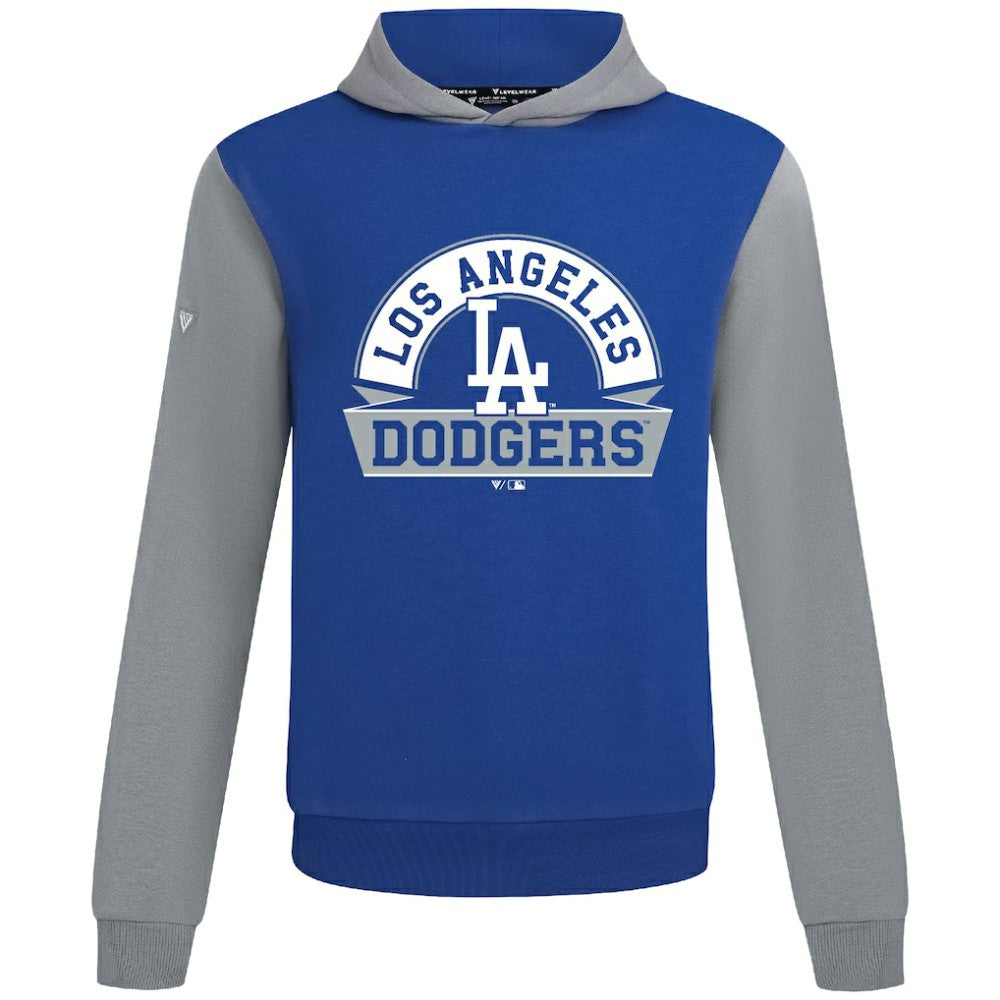 Los Angeles Dodgers Levelwear Throwback Ultimate Banner Arch Hoodie - Royal Hoodies