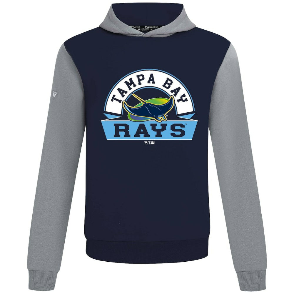Tampa Bay Rays Levelwear Throwback Ultimate Banner Arch Hoodie - Navy Hoodies