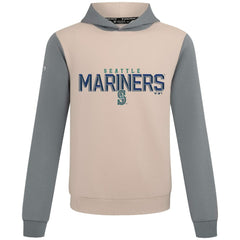 Seattle Mariners Levelwear Throwback Carve Ultimate Hoodie - Sand Hoodies