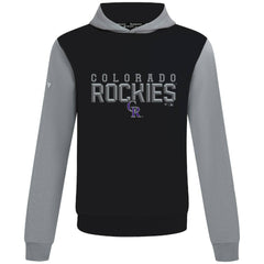 Colorado Rockies Levelwear Throwback Carve Ultimate Hoodie - Black Hoodies