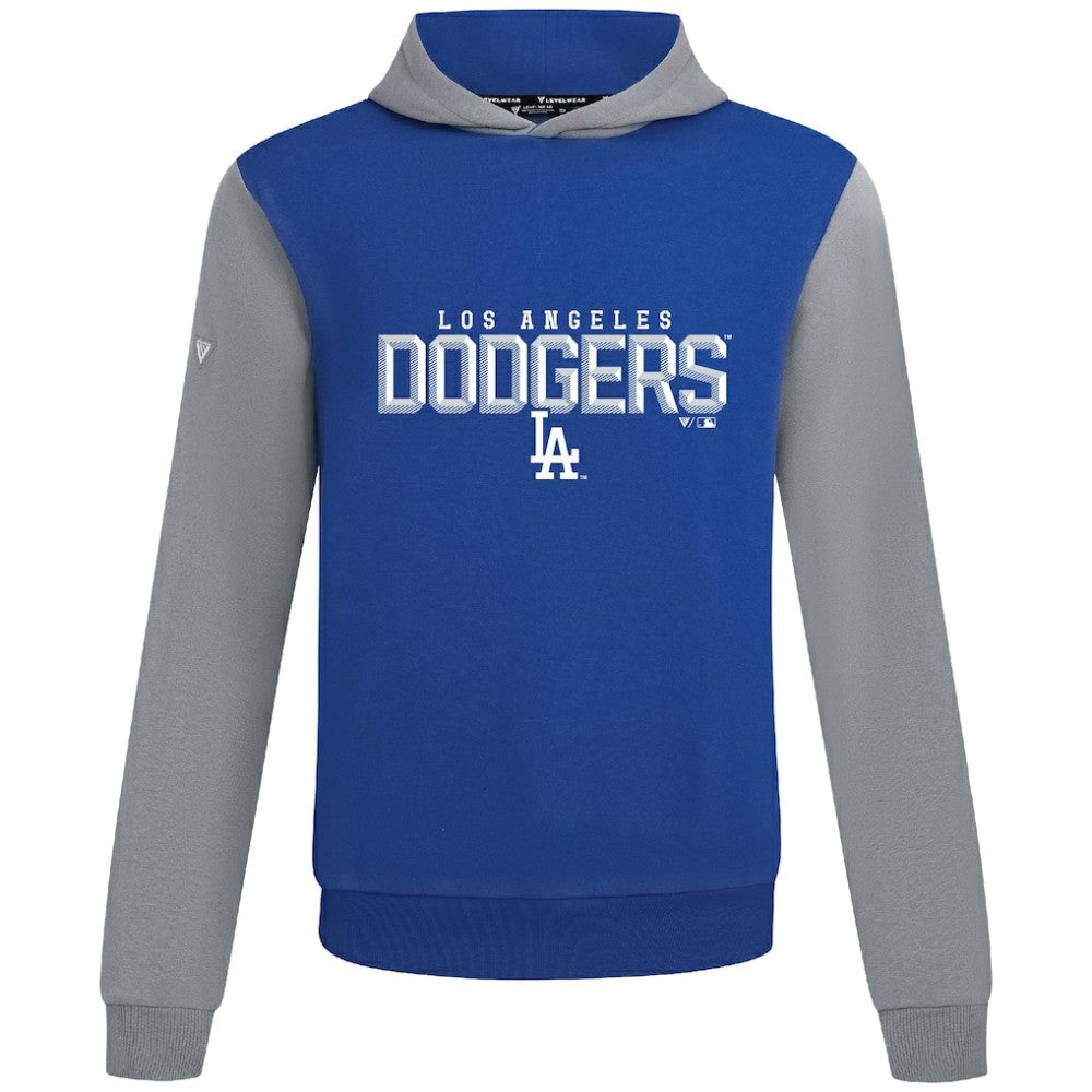 Los Angeles Dodgers Levelwear Throwback Carve Ultimate Hoodie - Royal Hoodies