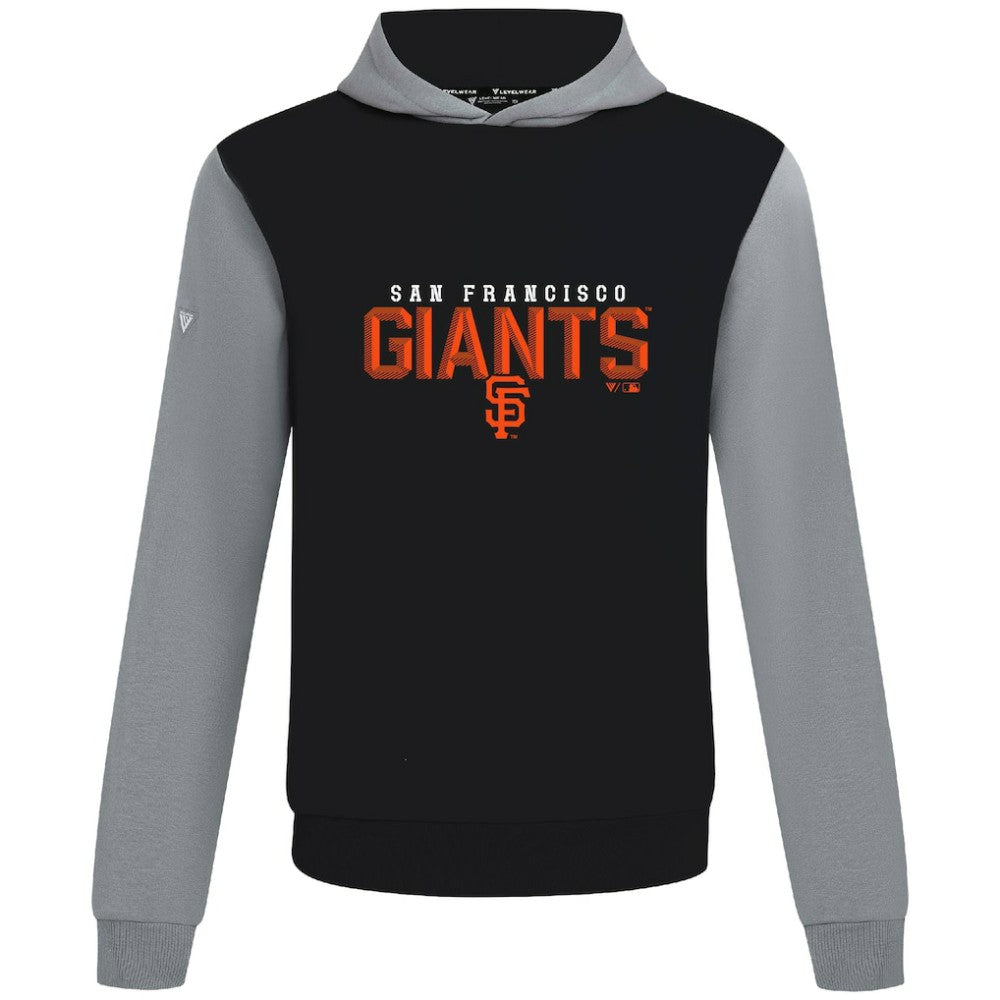 San Francisco Giants Levelwear Throwback Carve Ultimate Hoodie - Black Hoodies