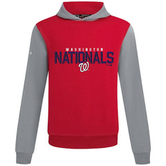 Washington Nationals Levelwear Throwback Carve Ultimate Hoodie - Red Hoodies
