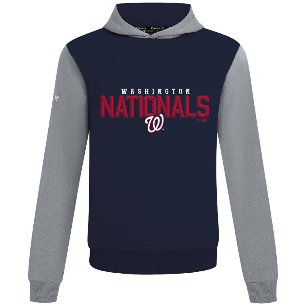 Washington Nationals Levelwear Throwback Carve Ultimate Hoodie - Navy Hoodies