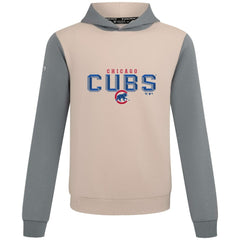 Chicago Cubs Levelwear Throwback Carve Ultimate Hoodie - Sand Hoodies