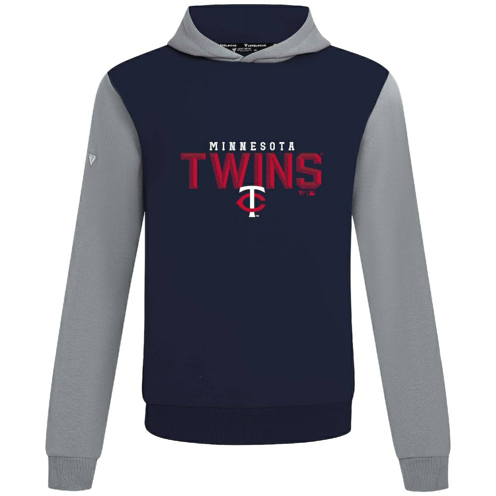 Minnesota Twins Levelwear Throwback Carve Ultimate Hoodie - Navy Hoodies