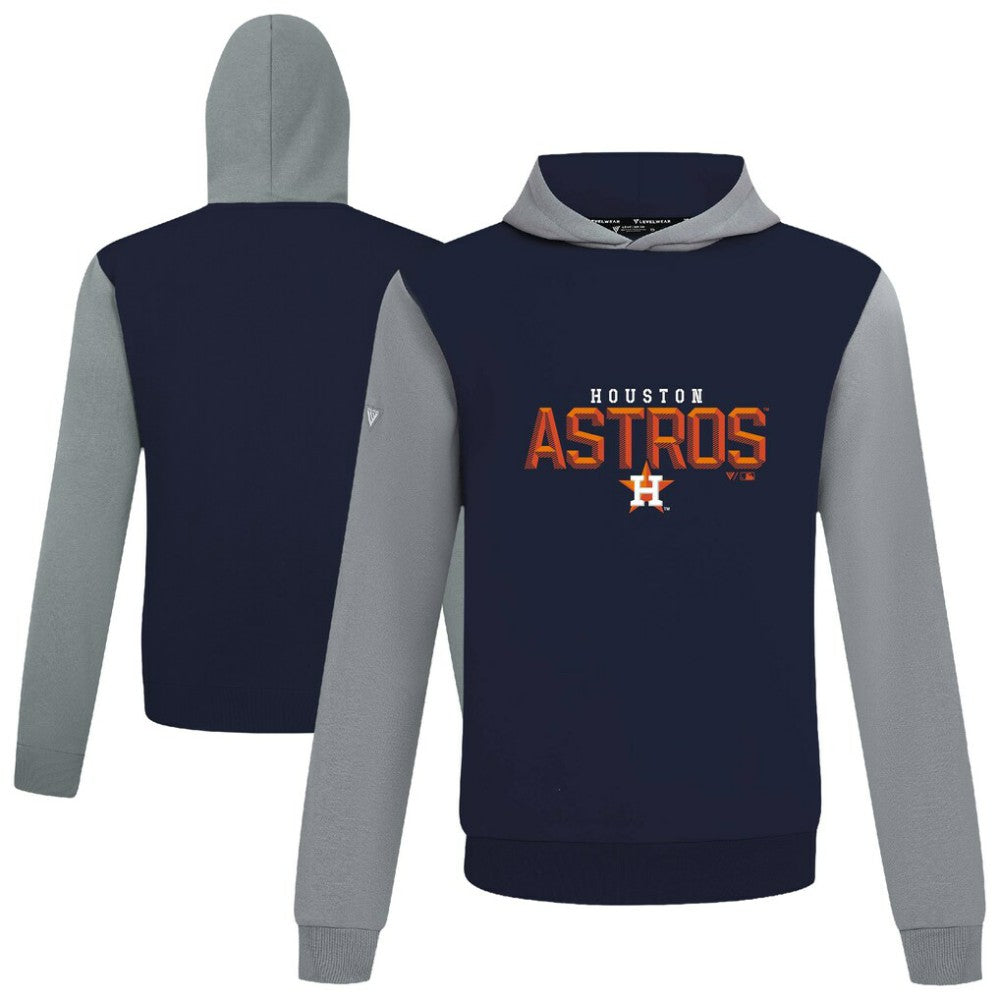 Houston Astros Levelwear Throwback Carve Ultimate Hoodie - Navy Hoodies