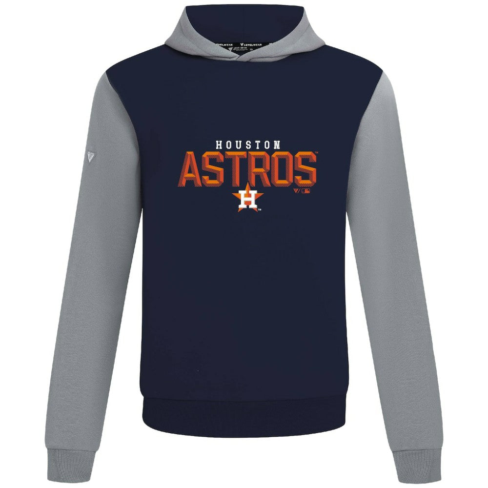 Houston Astros Levelwear Throwback Carve Ultimate Hoodie - Navy Hoodies