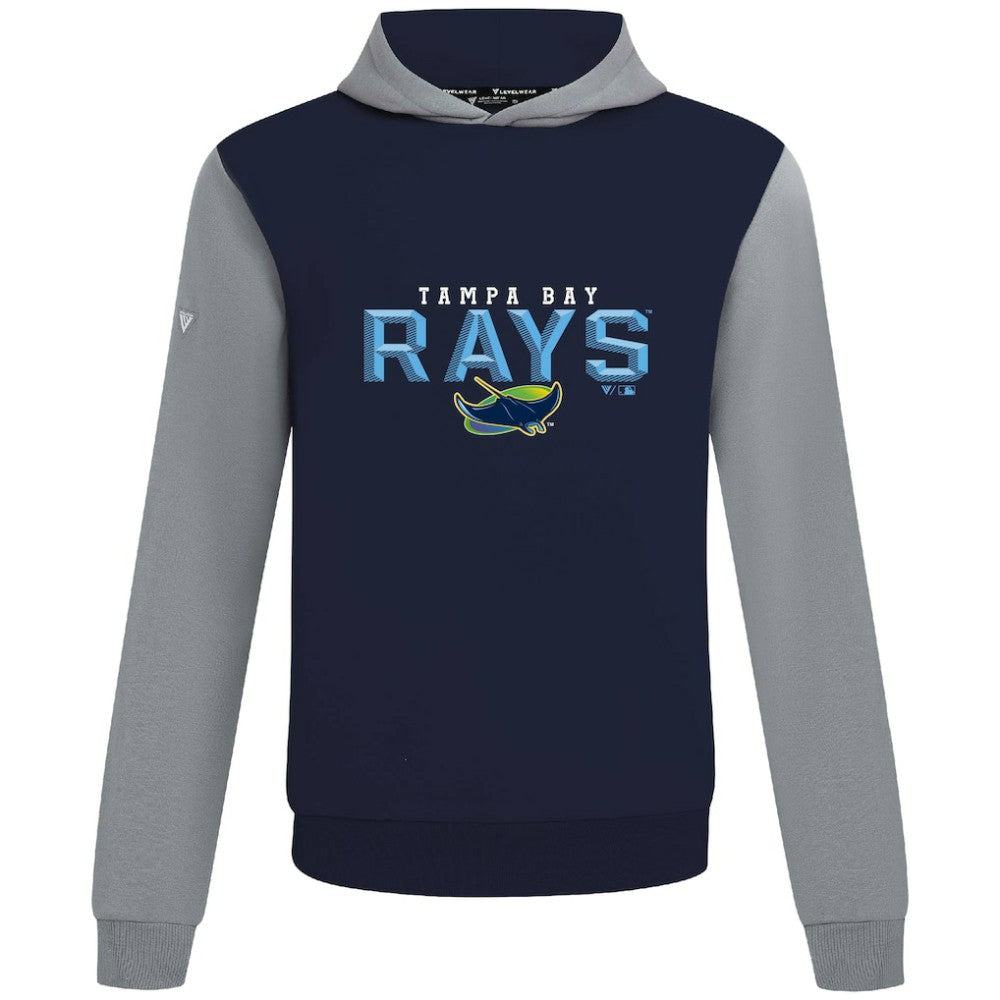 Tampa Bay Rays Levelwear Throwback Carve Ultimate Hoodie - Navy Hoodies