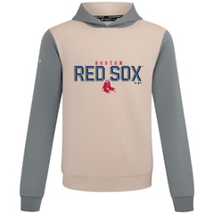 Boston Red Sox Levelwear Throwback Carve Ultimate Hoodie - Sand Hoodies