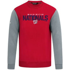 Washington Nationals Levelwear Throwback Ultimate Carve Sweatshirt - Red Sweatshirts