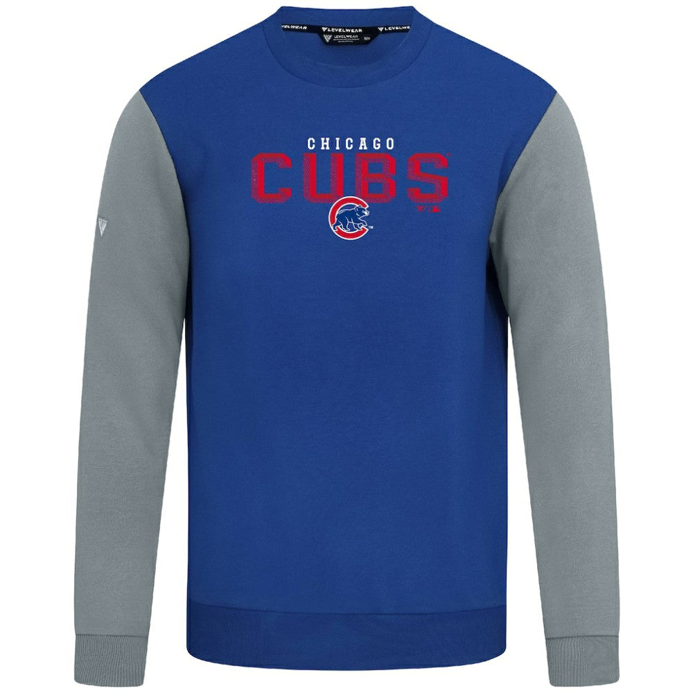 Chicago Cubs Levelwear Throwback Ultimate Carve Sweatshirt - Royal Sweatshirts
