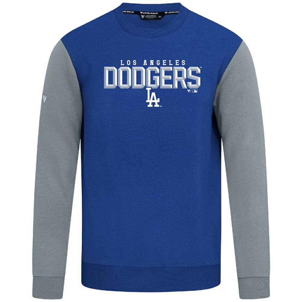 Los Angeles Dodgers Levelwear Throwback Ultimate Carve Sweatshirt - Royal Sweatshirts