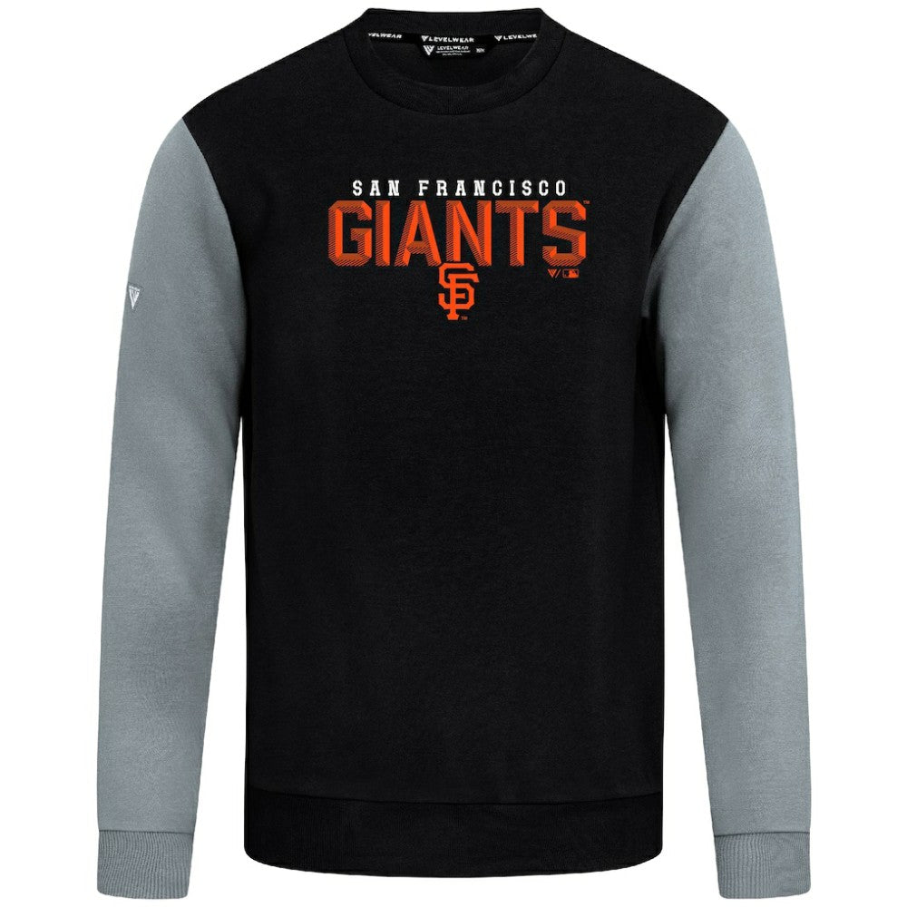 San Francisco Giants Levelwear Throwback Ultimate Carve Sweatshirt - Black Sweatshirts