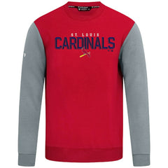 St. Louis Cardinals Levelwear Throwback Ultimate Carve Sweatshirt - Red Sweatshirts