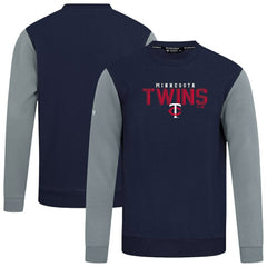 Minnesota Twins Levelwear Throwback Ultimate Carve Sweatshirt - Navy Sweatshirts