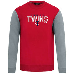 Minnesota Twins Levelwear Throwback Ultimate Carve Sweatshirt - Red Sweatshirts