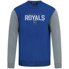 Kansas City Royals Levelwear Throwback Ultimate Carve Sweatshirt - Royal Sweatshirts