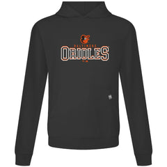 Baltimore Orioles Levelwear Relay Journey Pullover Hoodie - Black Hoodies