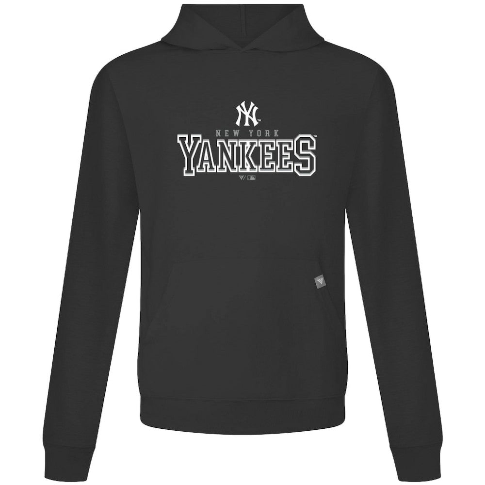 New York Yankees Levelwear Relay Journey Pullover Hoodie - Black Hoodies