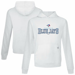 Toronto Blue Jays Levelwear Relay Journey Pullover Hoodie - White Hoodies