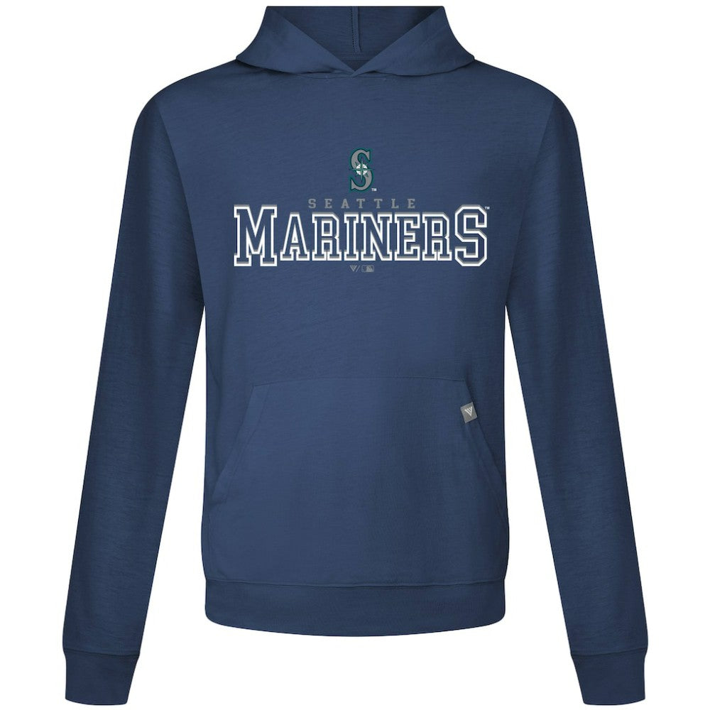 Seattle Mariners Levelwear Relay Journey Pullover Hoodie - Navy Hoodies