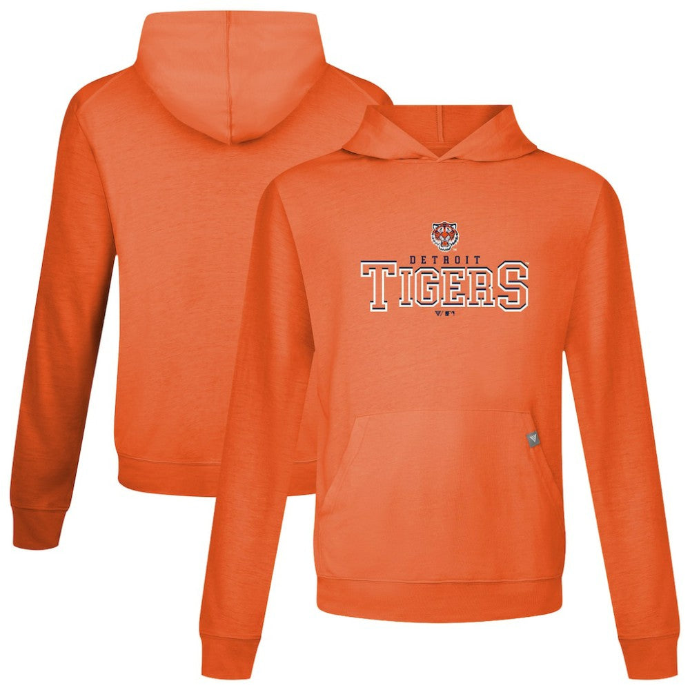 Detroit Tigers Levelwear Relay Journey Pullover Hoodie - Orange Hoodies