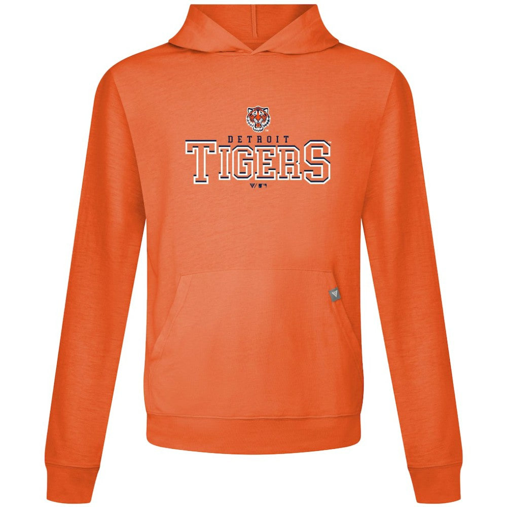 Detroit Tigers Levelwear Relay Journey Pullover Hoodie - Orange Hoodies
