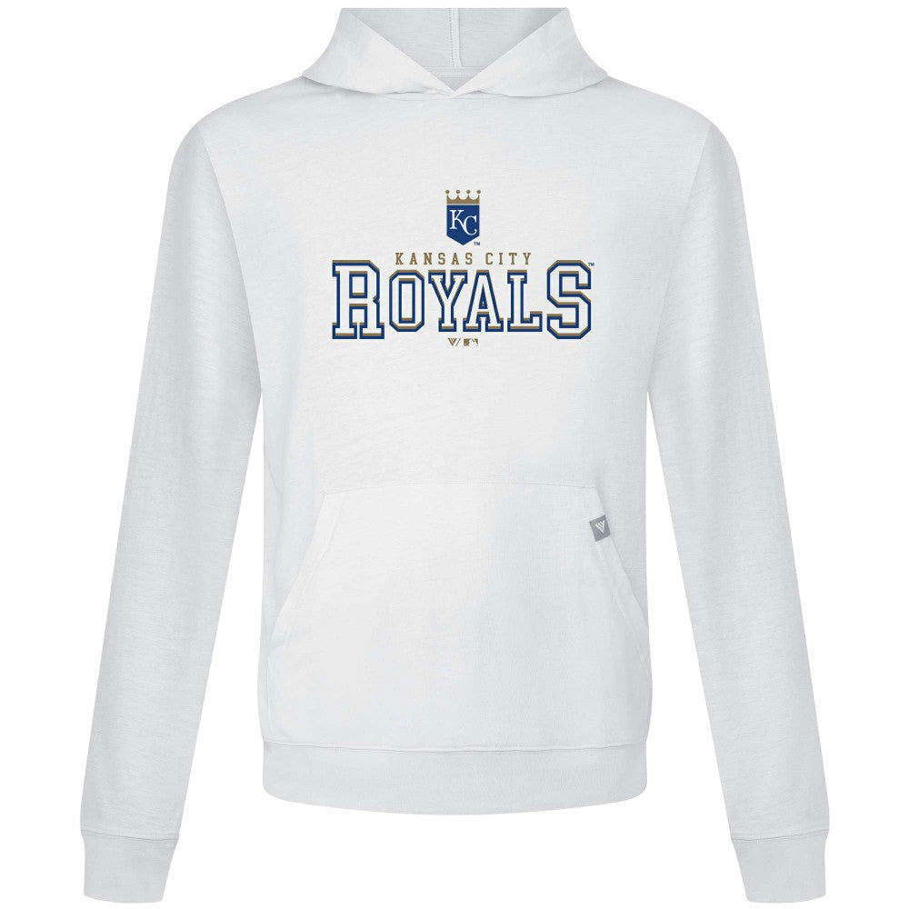 Kansas City Royals Levelwear Relay Journey Pullover Hoodie - White Hoodies