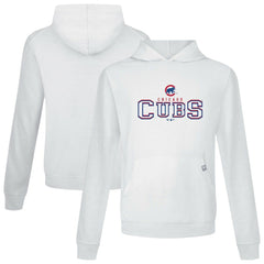Chicago Cubs Levelwear Relay Journey Pullover Hoodie - White Hoodies
