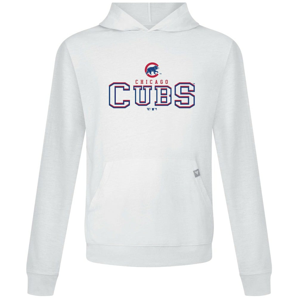 Chicago Cubs Levelwear Relay Journey Pullover Hoodie - White Hoodies