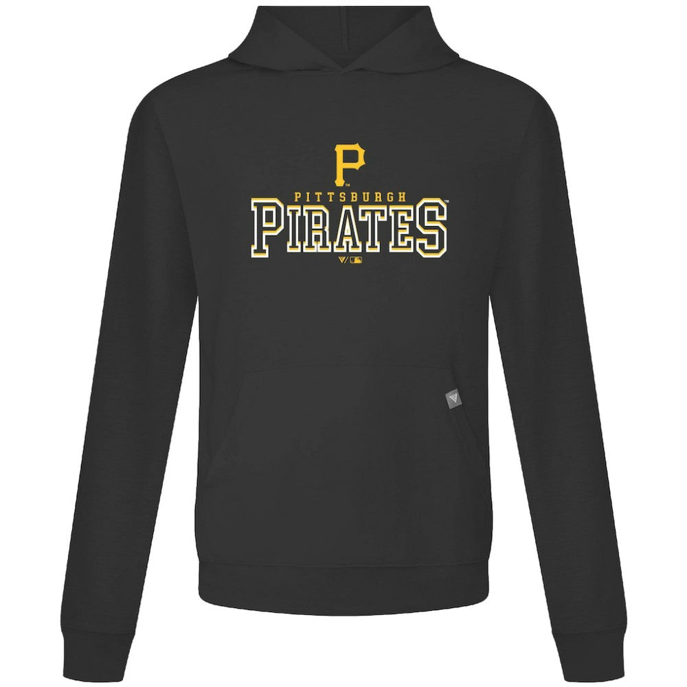 Pittsburgh Pirates Levelwear Relay Journey Pullover Hoodie - Black Hoodies
