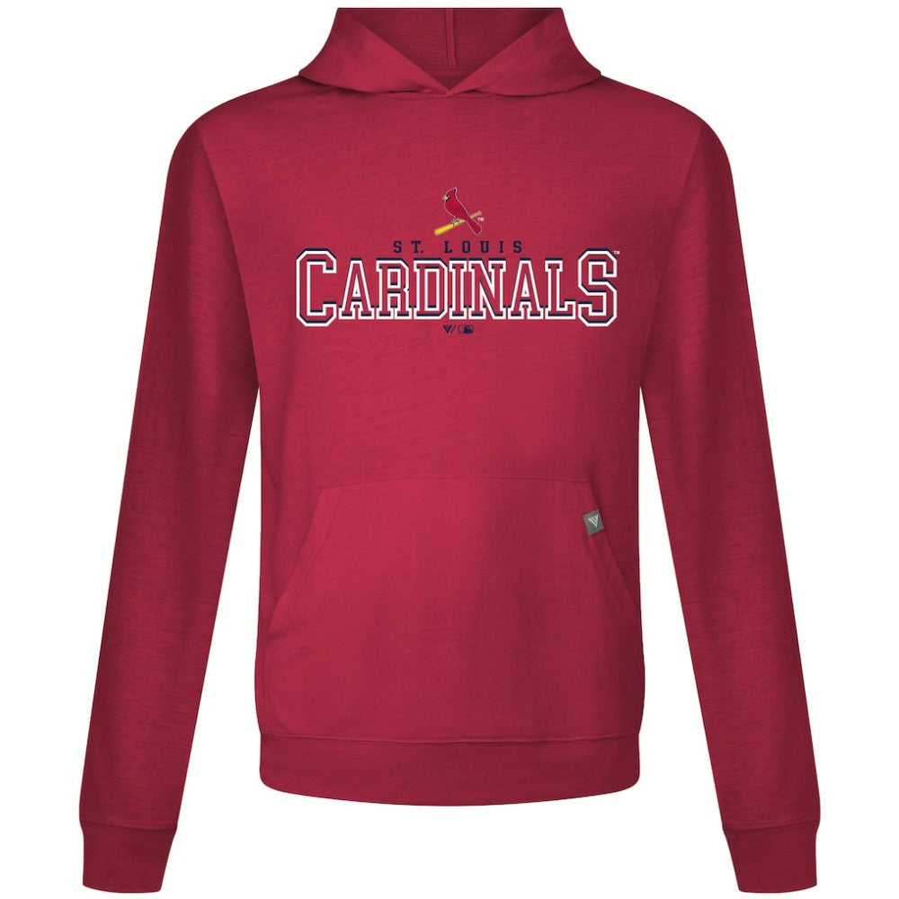 St. Louis Cardinals Levelwear Relay Journey Pullover Hoodie - Red Hoodies