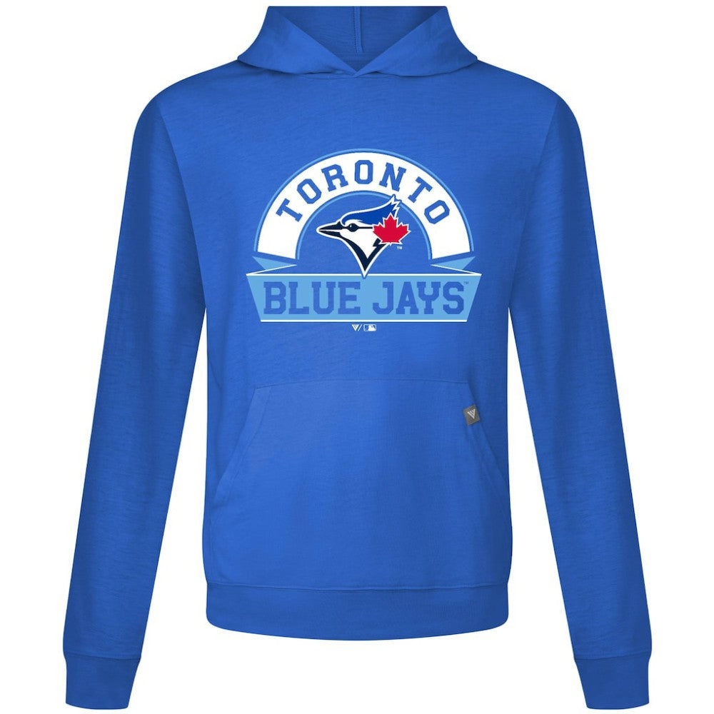 Toronto Blue Jays Levelwear Relay Banner Arch Pullover Hoodie - Royal Hoodies