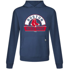 Boston Red Sox Levelwear Relay Banner Arch Pullover Hoodie - Navy Hoodies