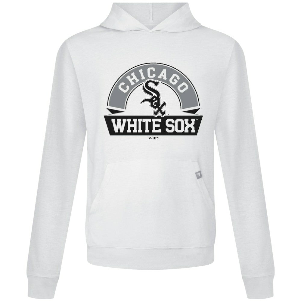 Chicago White Sox Levelwear Relay Banner Arch Pullover Hoodie - White Hoodies